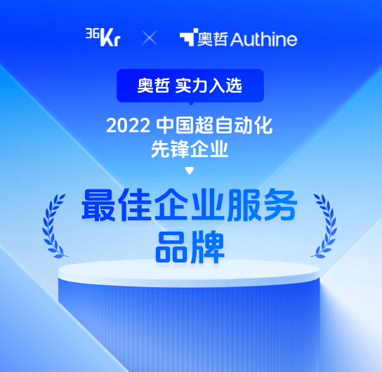中国超自动化先锋企业
最佳企业服务品牌