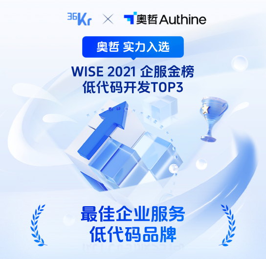 WISE 2021企服金榜
低代码开发 TOP3